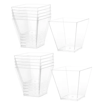 100/20pcs Cups Transparent Pudding Cup 1