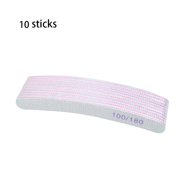 File 100 To 180 Manufacturers Buffs Lime-sand Nail Files 100x180 For Manicure Tools Professional Filer Touch Nail Remove