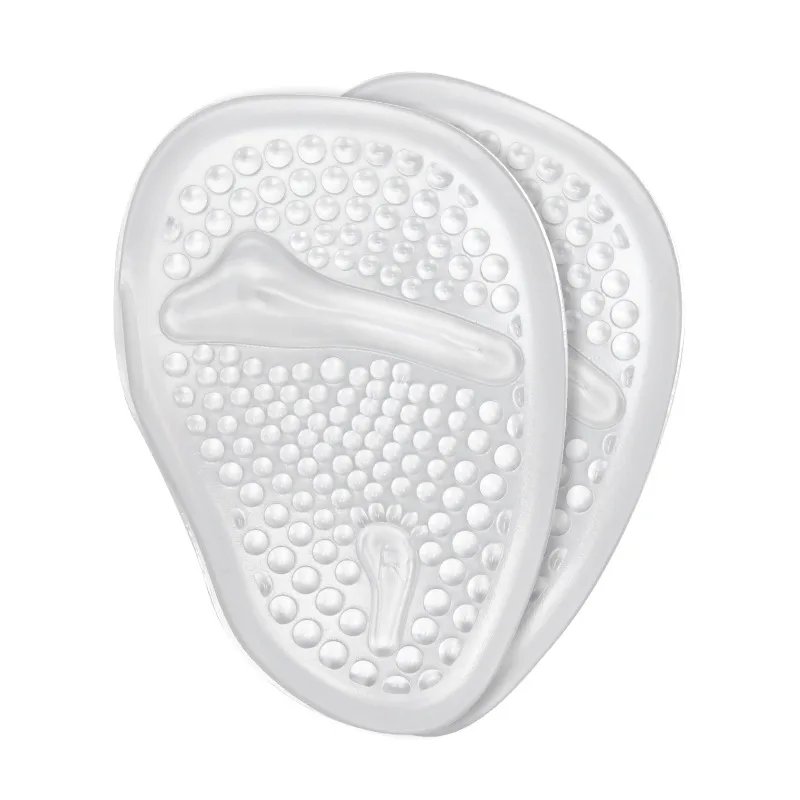 1Pair Shoe Pads Forefoot Cushion Silicone Foam Massage Non Slip High Heels Insole Pain Relief Metatarsal Ball Foot Support Soles