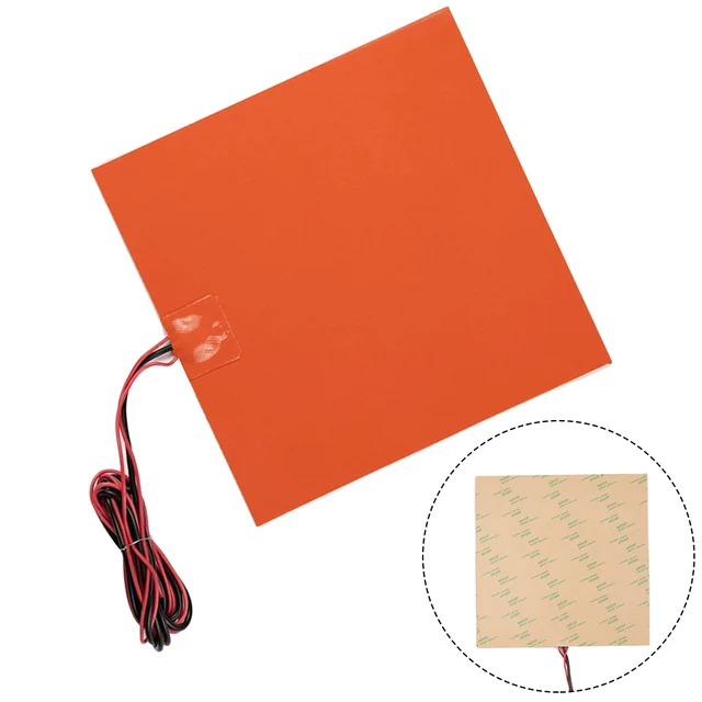 200 Mm X 400W Ntc 100K Szilikon Fűtőszőnyeg Pad A Nyomtató Fűtött Ágy Fűtés Nagy Teljesítményű Fűtőpad Szerszám - Image 2