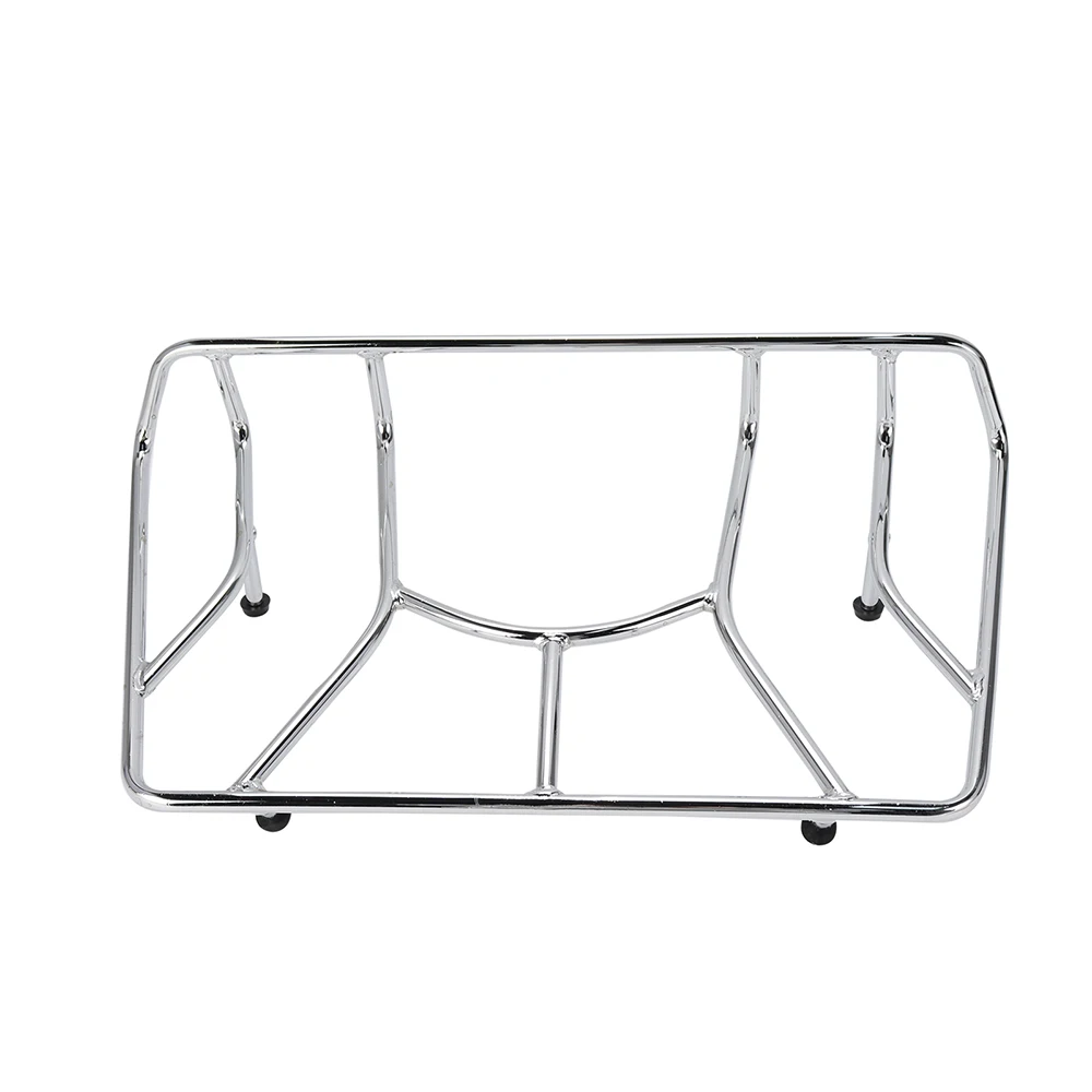 Chrome Motorcycle Rear Luggage Rack Tour Trunk Rack for 2010-2018 Can-Am Spyder RT SM6