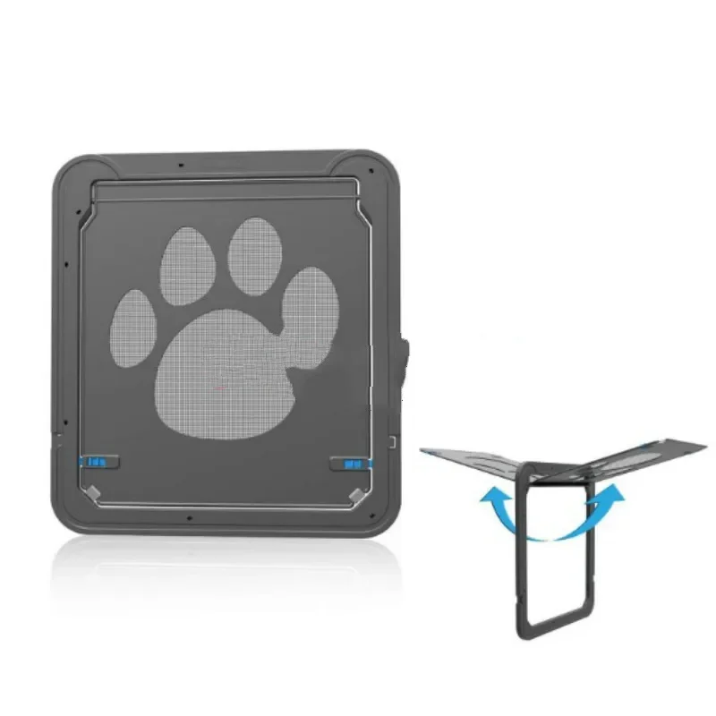 Small door pet supplies with lock cats and dogs free access to mosquito screen nylon mesh WF1015 pet door plastic pet door