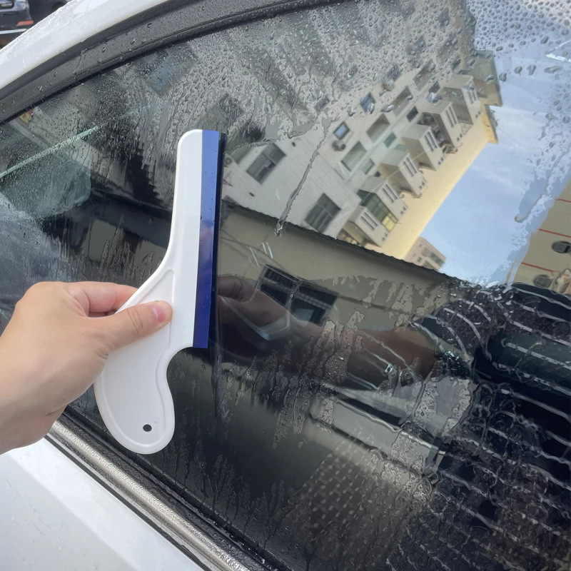 Auto Silikon Rakel Fenster Tönung Rakel Windschutzscheibe Reinigung Wasser Entfernen Schaber Wasser Klinge Glas Film Installieren Werkzeug – Detail 6