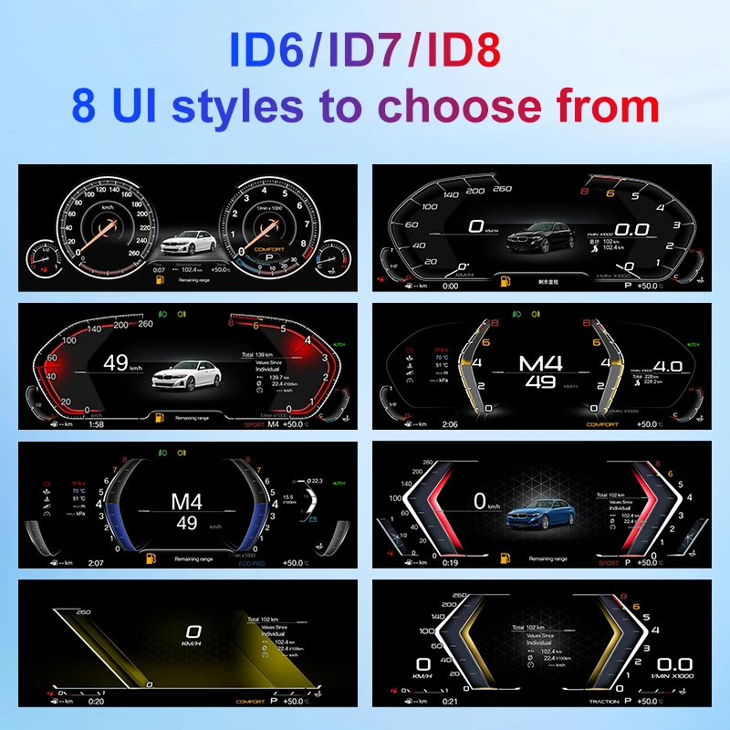 STWEI 2026 Nuevo Producto, Precio de Fábrica, Panel de Instrumentos Digital LCD para BMW X3 E83 2004 a 2008, Tablero de Instrumentos, Panel de Control 4