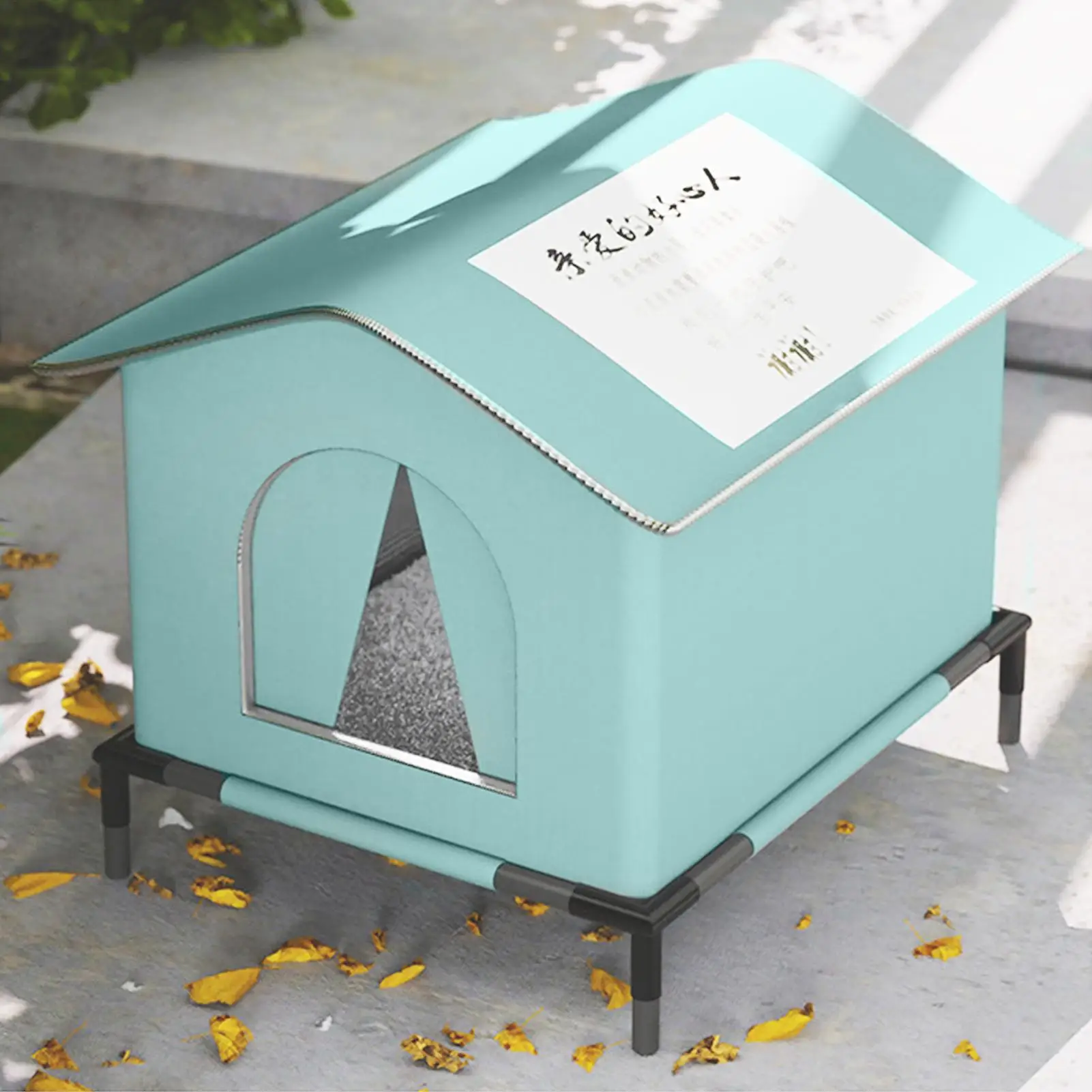 Winter warm cat bed waterproof rainproof and cold-resistant cat bed large space enclosed warm tent bite-resistant warm cat bed