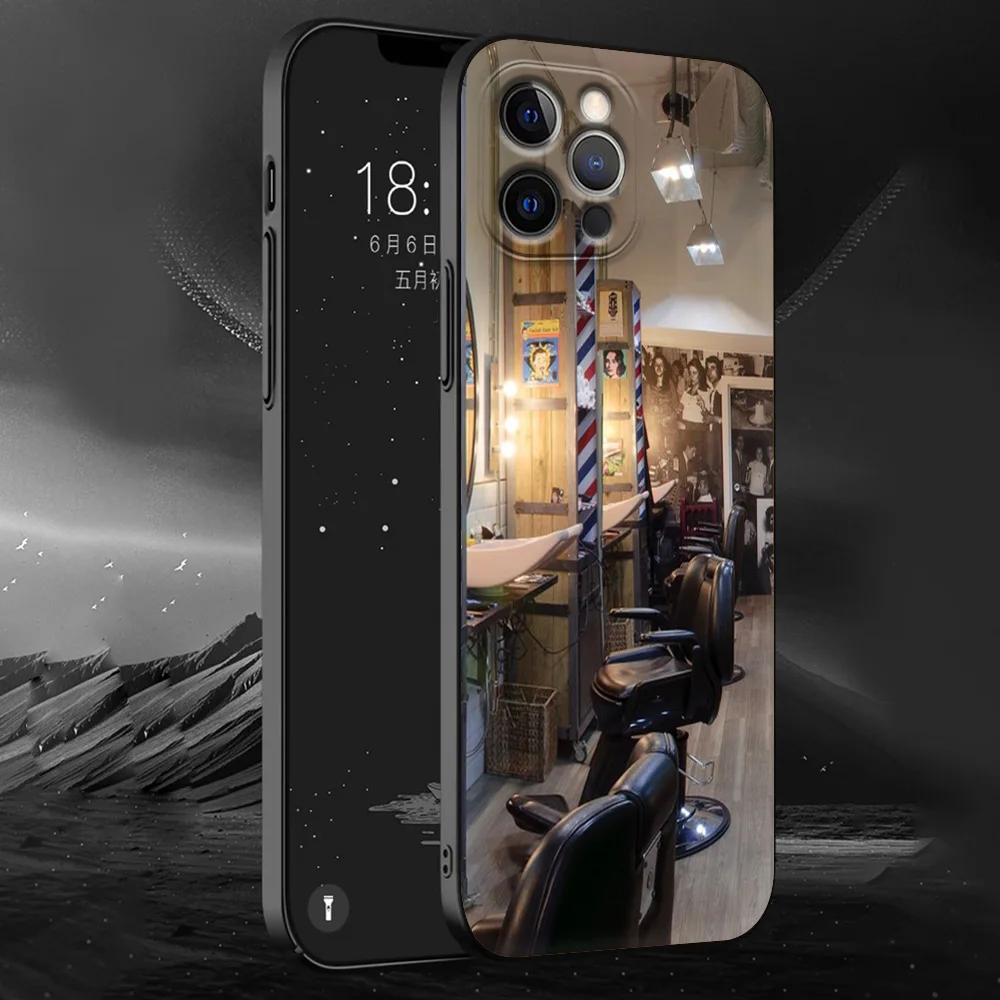 Luxury Barber Shop Hair Stylist Tools Phone Case Cover