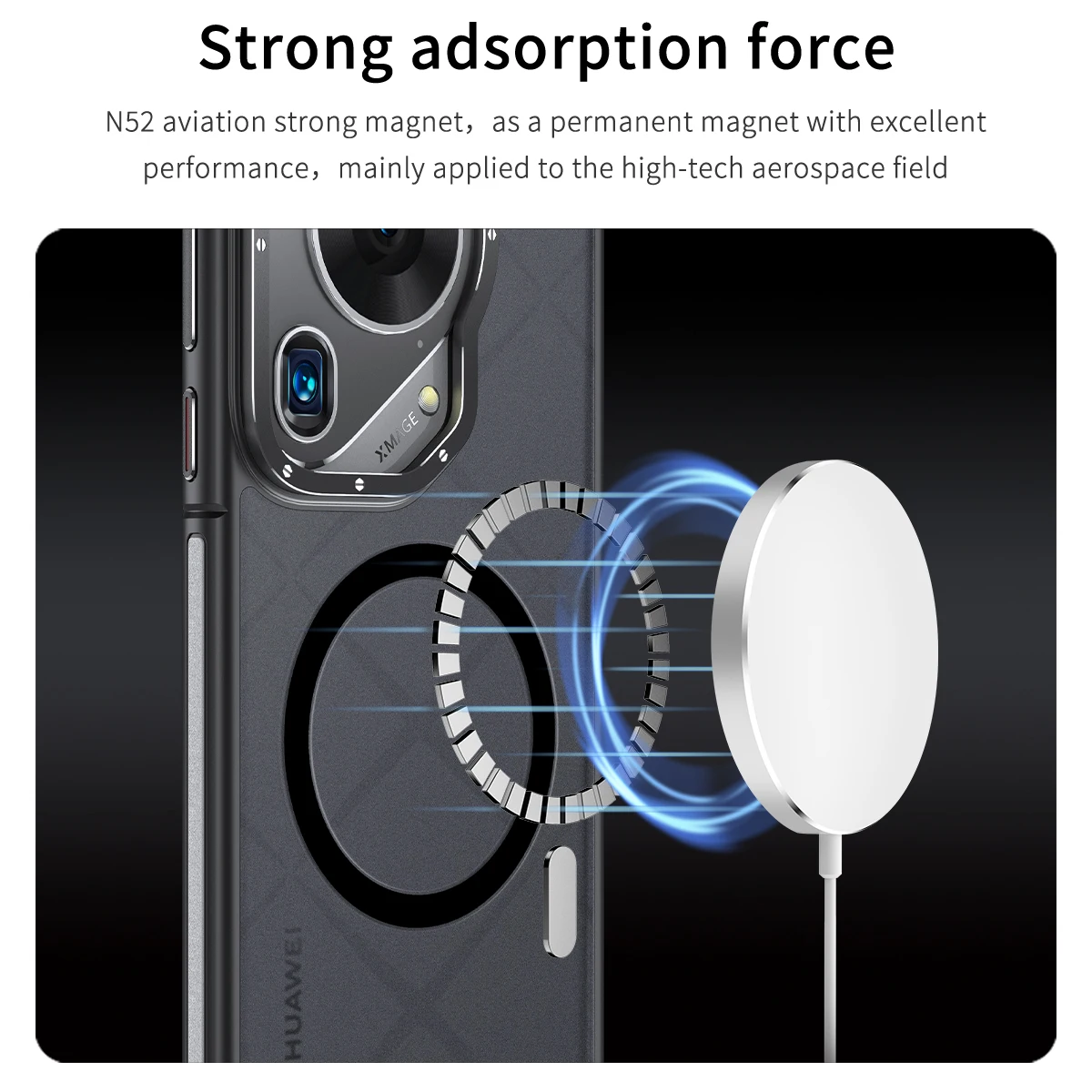 Splicing Skin Sensation Shockproof Armor Phone Case with Magsafe Compatibility
