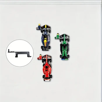 4 pezzi robusti bambole per auto da collezione stand espositore verticale a parete per la decorazione domestica della statuetta Lego