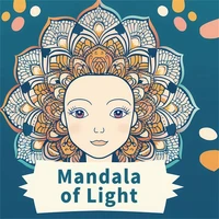 Mandala of Light  Art Coloring Book 22Pages Gift For Birthday Party Relieve Stress Kill Time Graffiti Painting Drawing Art Book 1