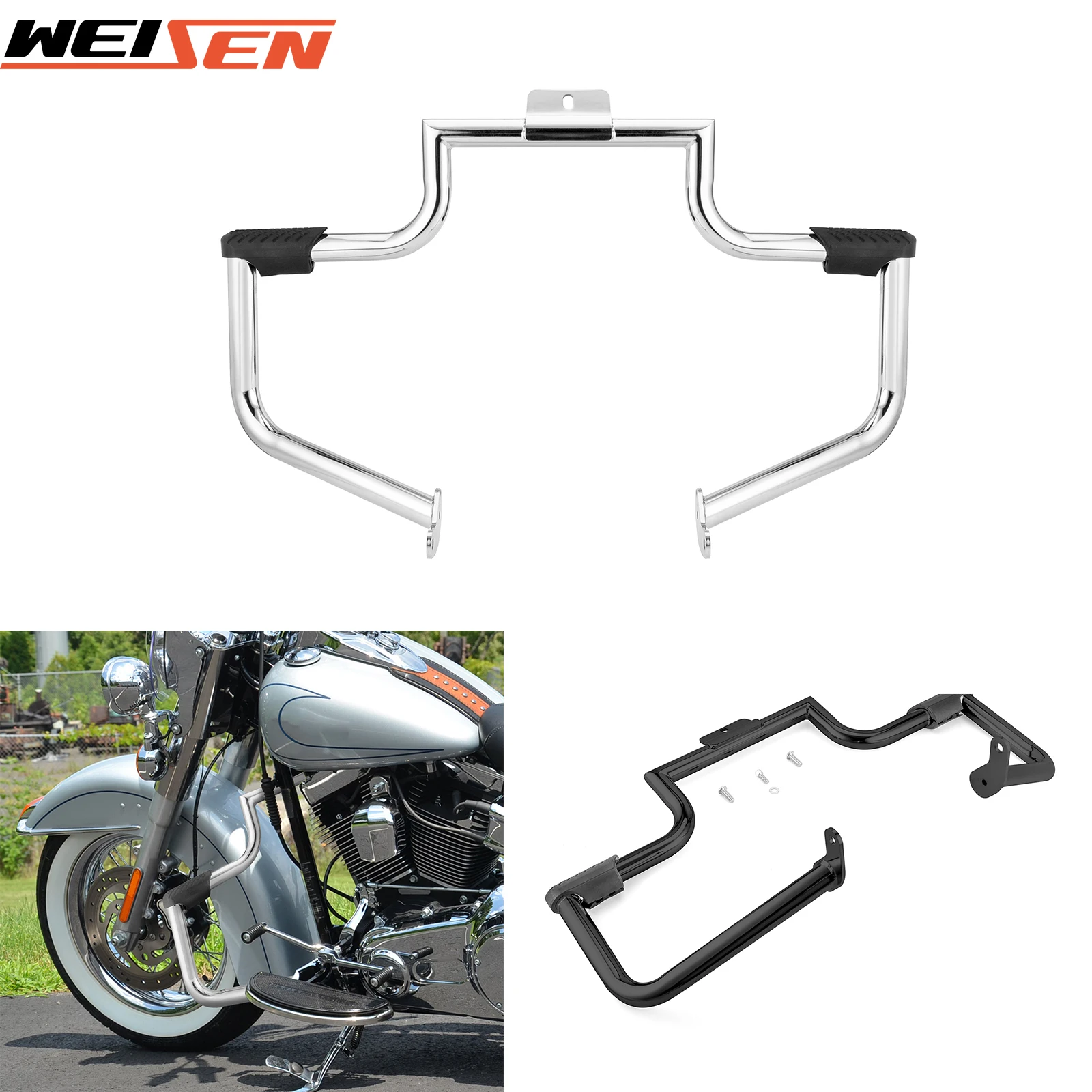 

Передняя защита двигателя для мотоцикла, 1/4 "32 мм, с острым углом, для моделей Harley Softail FL 1/4-2000, аксессуары