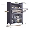 Practical Kitchen Cabinets Rack Floor Multi-layer Storage Cabinets Kitchen Furniture Multi-functional Bowl Sideboard Cabinet 5