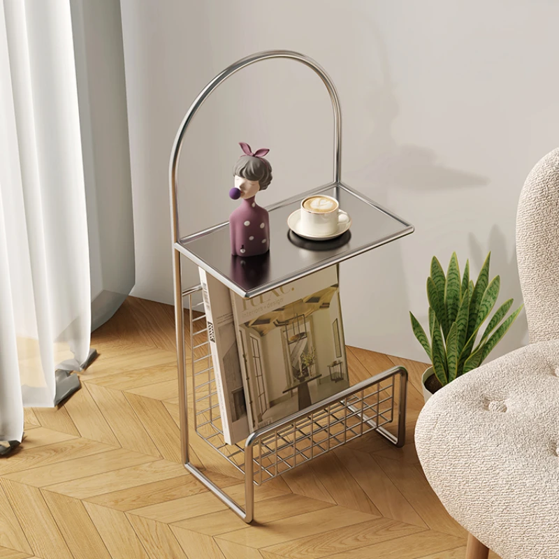 

Designer FloortoCeiling Magazine Rack Light Luxury Newspaper Storage Chic Desk Organizer for Modern Homes