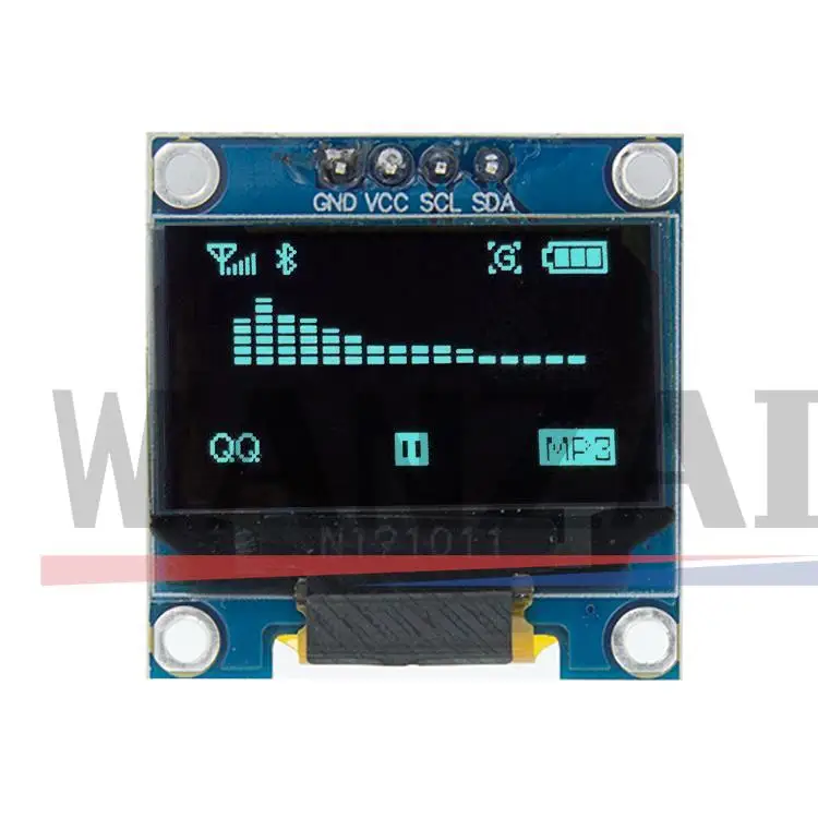 Original 0,96" OLED SPI/IIC I2C weiß/blau/gelb blau 0,96 Zoll OLED Modul 128X64 OLED LCD LED Display Modul für ARDUINO – Detail 11