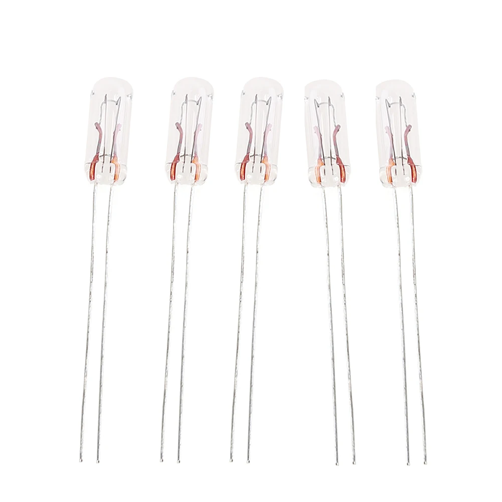 

5x T4 14V Car Dashboard Instrument Panel Audio Gear Indicator Light Bulbs Amber