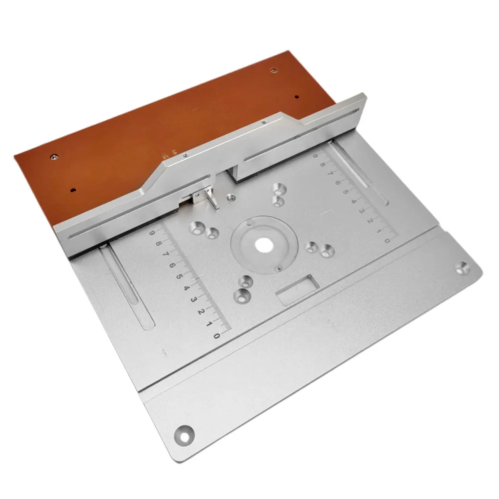 Placa de inserción para mesa fresadora de aluminio C8, bancos de  carpintería, placa abatible para fresadora de madera con guía de inglete,  soportes deslizantes para vallas de perfil de aluminio, herramienta de