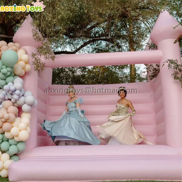 10FT/13FT/16FT Commercial White Wedding Inflatable Bounce House Combo Party Jumpping Bounce Castle With Blower For Kids Adults 3