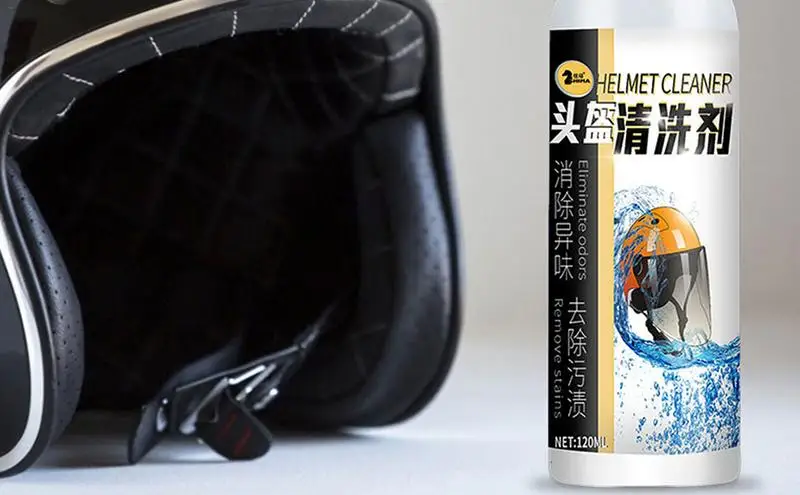 

Motorcycle Foam Cleaner Motorcycle Helmet Foam Cleaner Liner Cleaning Dry Cleaning Spray Decontamination Deodorization Agent