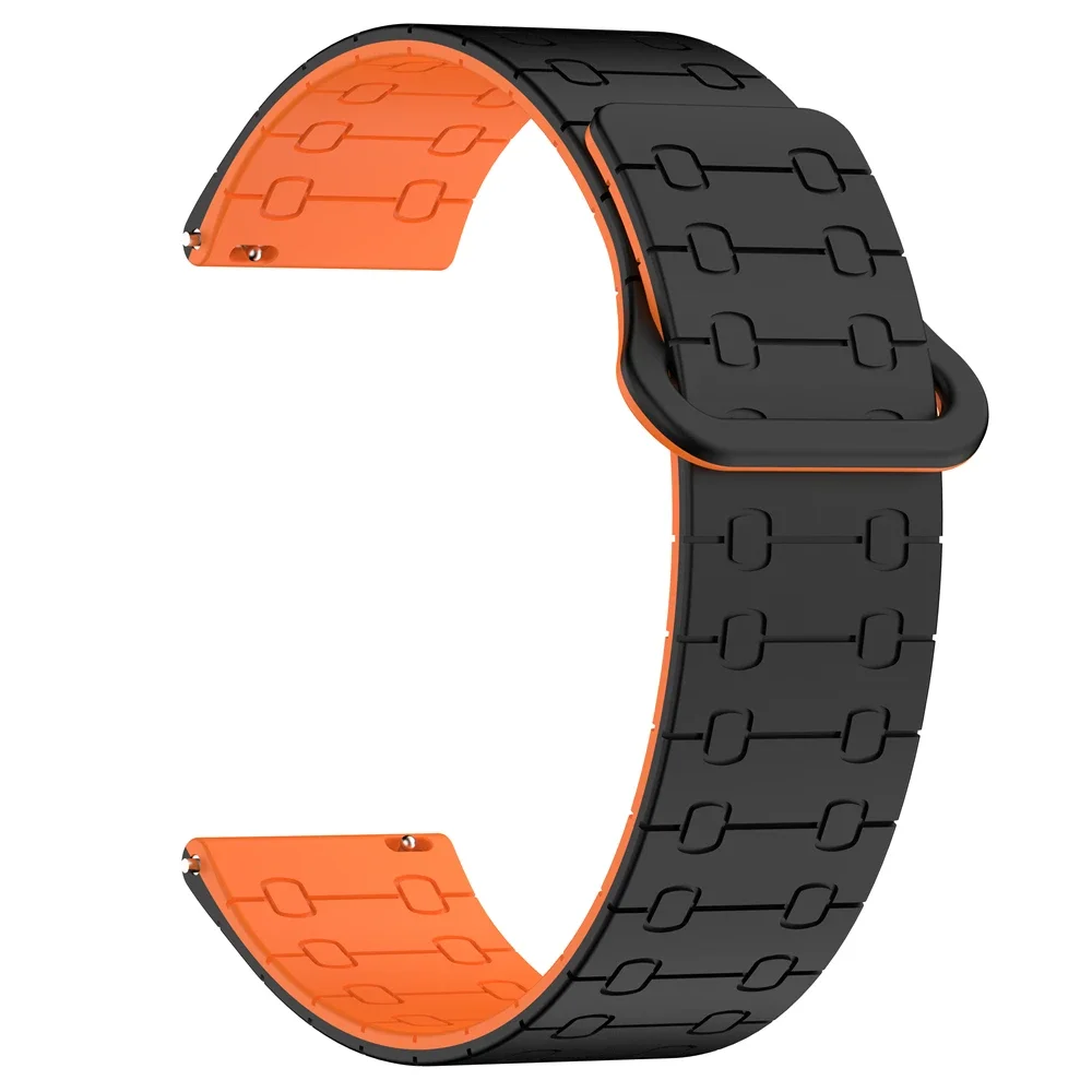 Magnetic Silicone Sport Watch Strap - 22mm