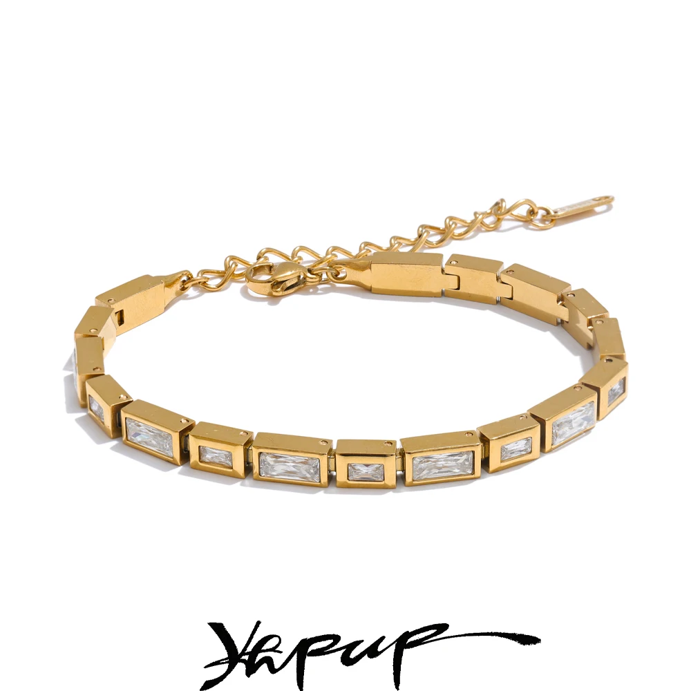 Yhpup Waterproof Cubic Zirconia Bracelet