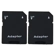 

2 Pcs Micro SD TransFlash TF Card to SD SDHC Memory Card Adapter Converter