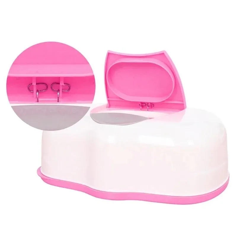 Home Portable Sealed Wipes Box Baby Wipes Dispenser Reusable Moist Keeping Case Wet Organizer Tissue Box Holder Color Random