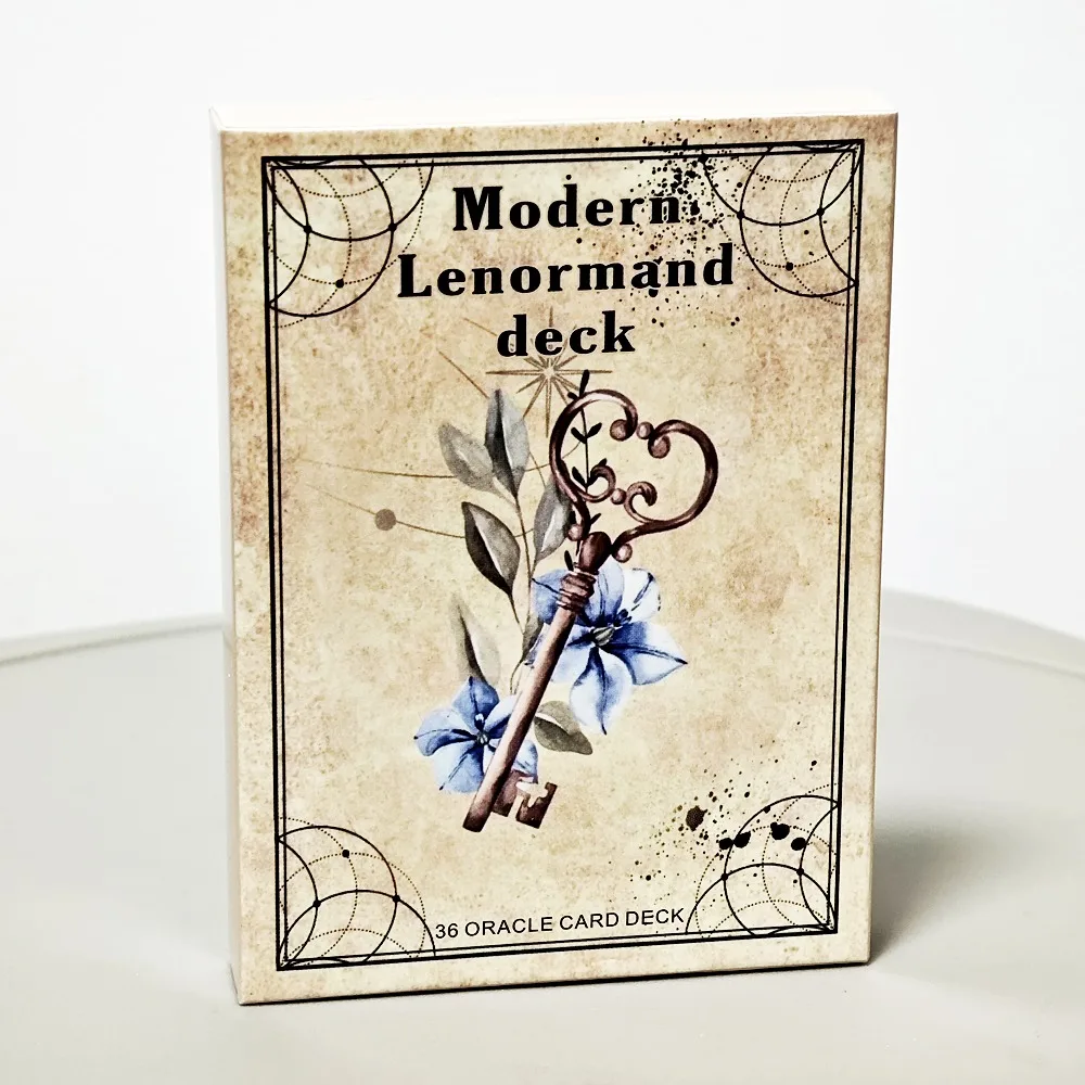 

Mystic Moon Lenormand: полная колода из 36 карт с ключевые слова и да/нет индикатора для душевного гадания 10,4*7,3 см