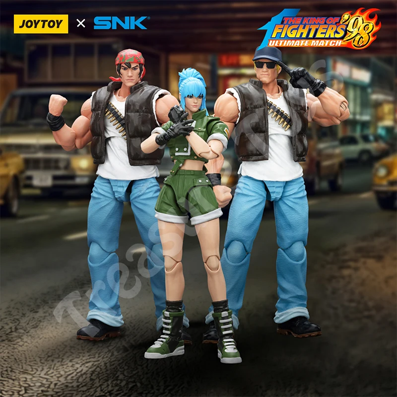 JOYTOY KOF'98UM Ikari Warriors Team Leona Heidern Ralf Jones Clark