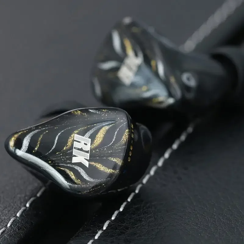 Ranko RIE-880 HIFI 유선 인이어 IEM 이어폰, 9.2mm 다이나믹 드라이버, 풀 레인지 OCC 단결정 실버 도금 구리 케이블
