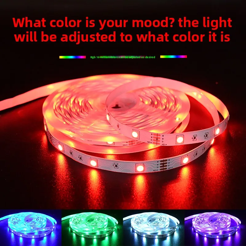 ledLight Strip Remote control color changingledLight belt set SMD 5050 rgbAmbience light Flexible Low VoltageDC12VLight Bar Adju