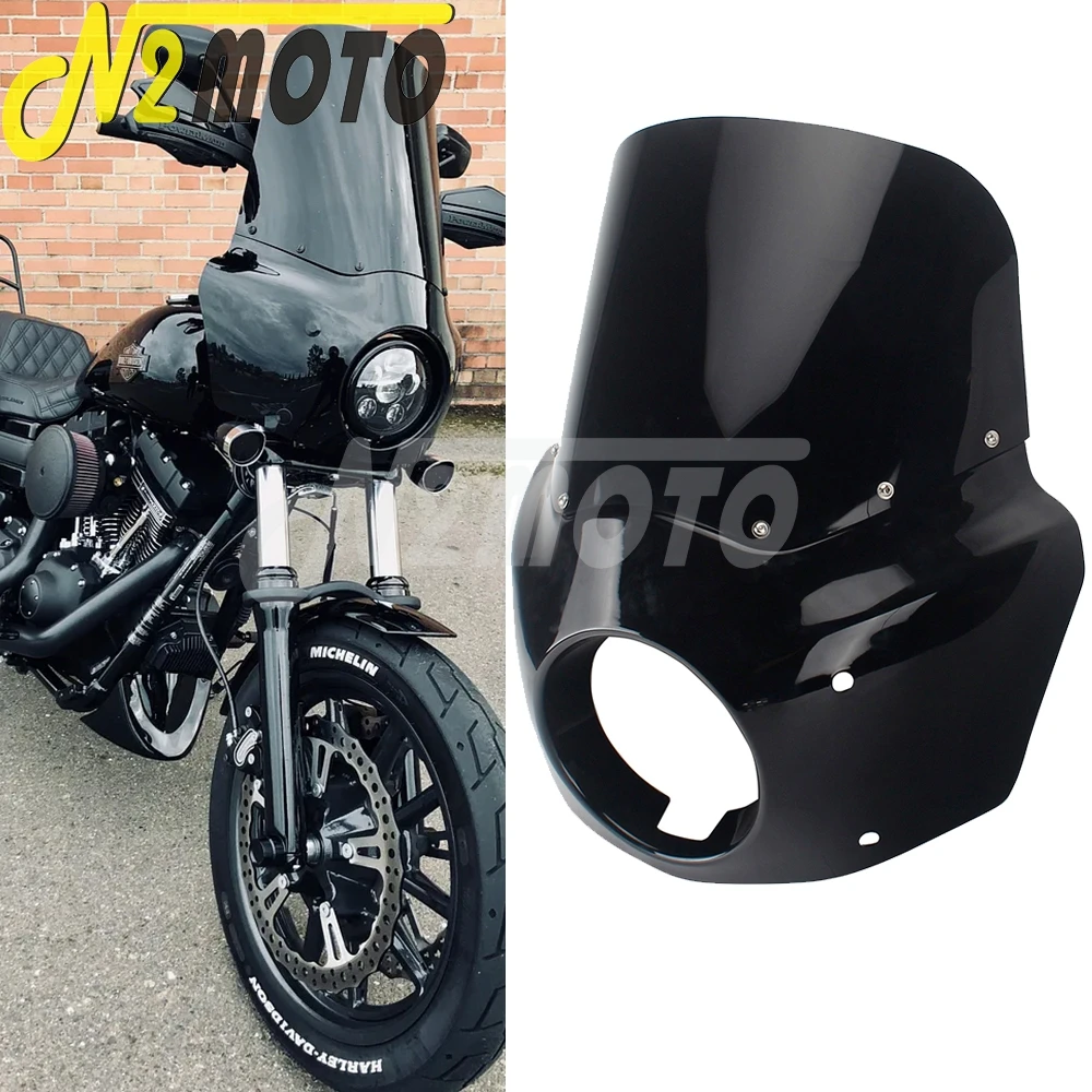 11 Plastic Motorcycle Club Headlight Fairing Road Warrior Fairing W Windshield Kit For Harley Dyna Low Rider Street Bob Fxbb Fxr Full Fairing Kits Aliexpress