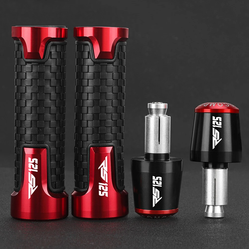 

FOR Aprilia RS125 RS 125 1996-2005 2004 2003 2002 2001 7/8" 22mm Motorcycle Accessories Handlebar Grips Hand bar Cap Ends Plug