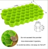 37 Lattice ice Cube Tray ice maker 1pcs Honeycomb cube Tray home DIY ice cube maker silicone ice rink great Honeycomb Ice mould 6