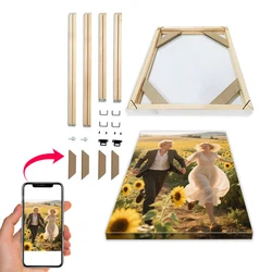 Large Custom Canvas Photo - Personalized Wall Art for Home Decor and Unique Gifts (Stretch bars)