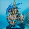 MU 3D Metal Puzzle ATLANTIS DIY Assembly  Western building Model kits Toy For Adults Children Gift for Friend 4