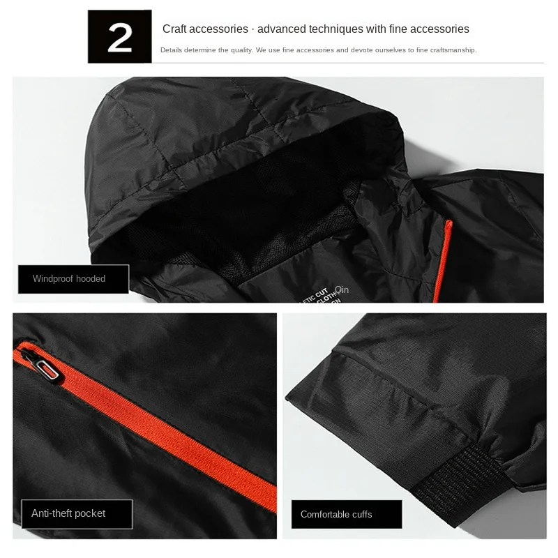 Bike Downhill Men Windbreaker Coat MOTO POC Jackets Hoodie Windproof Motocross Bicycle Clothes Outdoor Sports Mtb Jackt