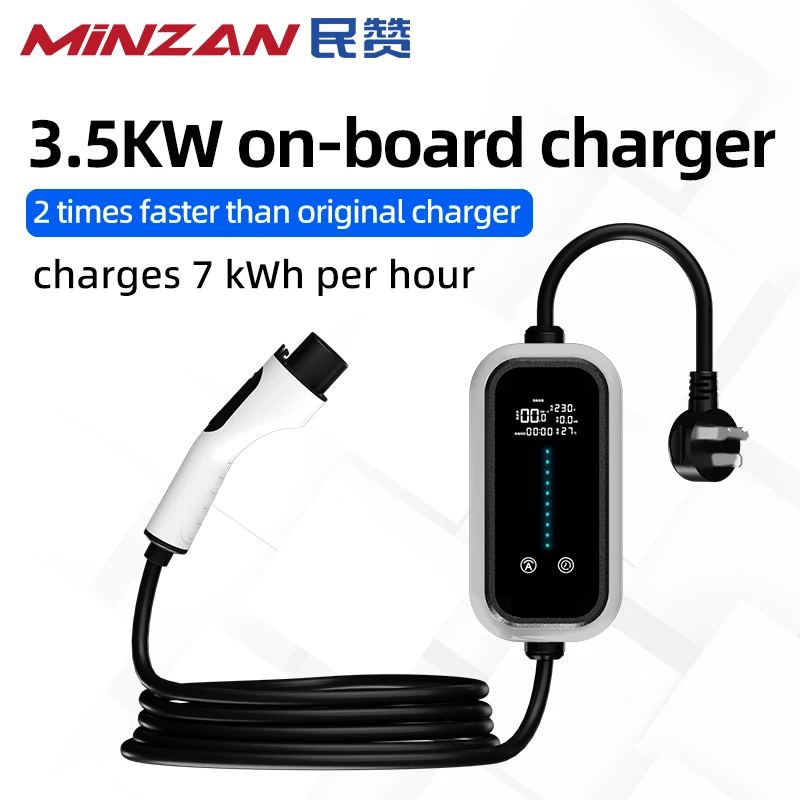 Car Charger EV Portable AC Charger GBT 18487.1 Household 16A 3.5KW Can Be Fully Charged And Powered Off At A Scheduled Time