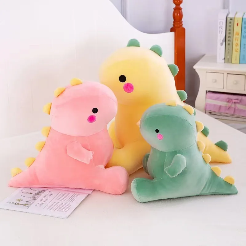 

25cm Super Soft Lovely Dinosaur Plush Doll Cartoon Stuffed Animal Dino Toy for Boys Girls Hug Doll Sleep Pillow Home Decor