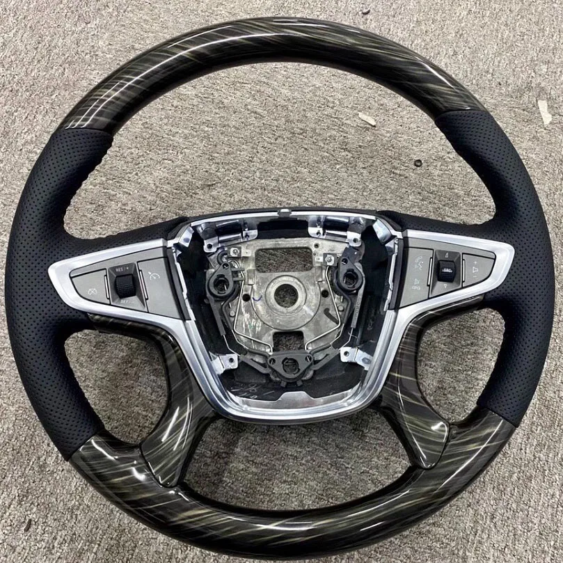 

Деревянное кожаное гоночное Спортивное Рулевое колесо для Buick Gl8