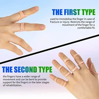 6/8PC Finger Splint Fixed Ring Adjustable Broken Finger Joint Stabilizer Finger Splint Bracket Protector Straightening Arthritis 2