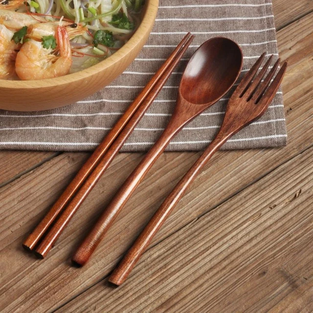 Eco-Friendly Wooden Utensils Set