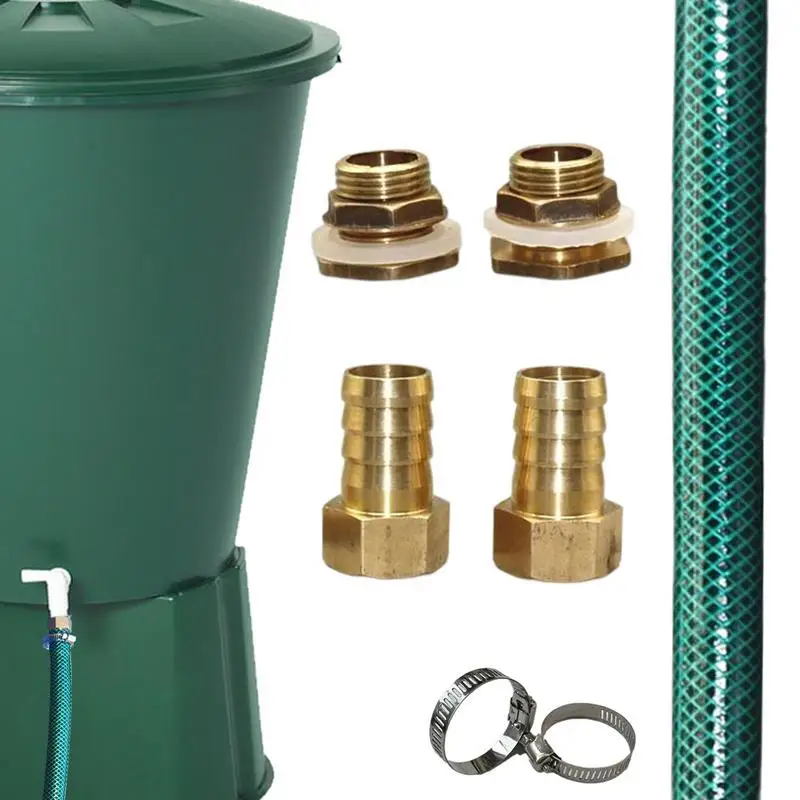 

Garden Hose Repair Connector Brass Garden Hose End Mender Garden Accessories With Clamps For Repair And Connection For Lawn