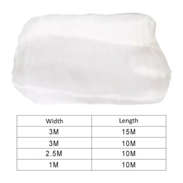 3M*15 Méter Kerti Védőhálózat Zöldségek Paradicsomporos Eper Növények Ültetnek Háló Madár Rovar Állati - Image 6