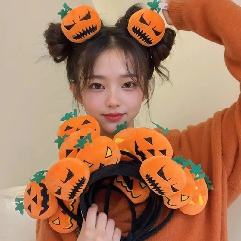 Diadema De Calabazas Naranjas Para Halloween