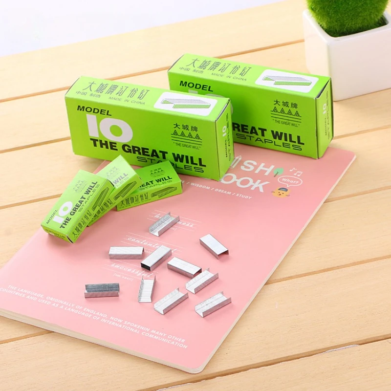 1000pcs Small Size Stitching Needle 10# Stapler Special Price For Small Size Binding Needle Office Supplies staples stapler pin