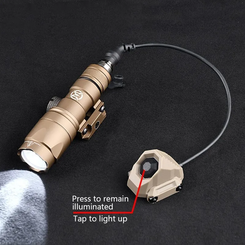 

WADSN Tactical Airsoft Surefir M300 M600 Flashlight AXON SL Button Switch PEQ Laser Hunting Weapon Accessorie For Picatinny Rail