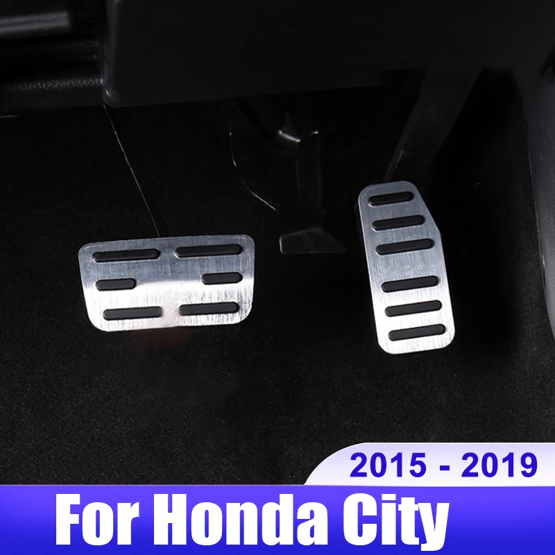 

For Honda City 2015 2016 2017 2018 2019 Car Accelerator Brake Pedals Cover Non-slip Pads Accessories