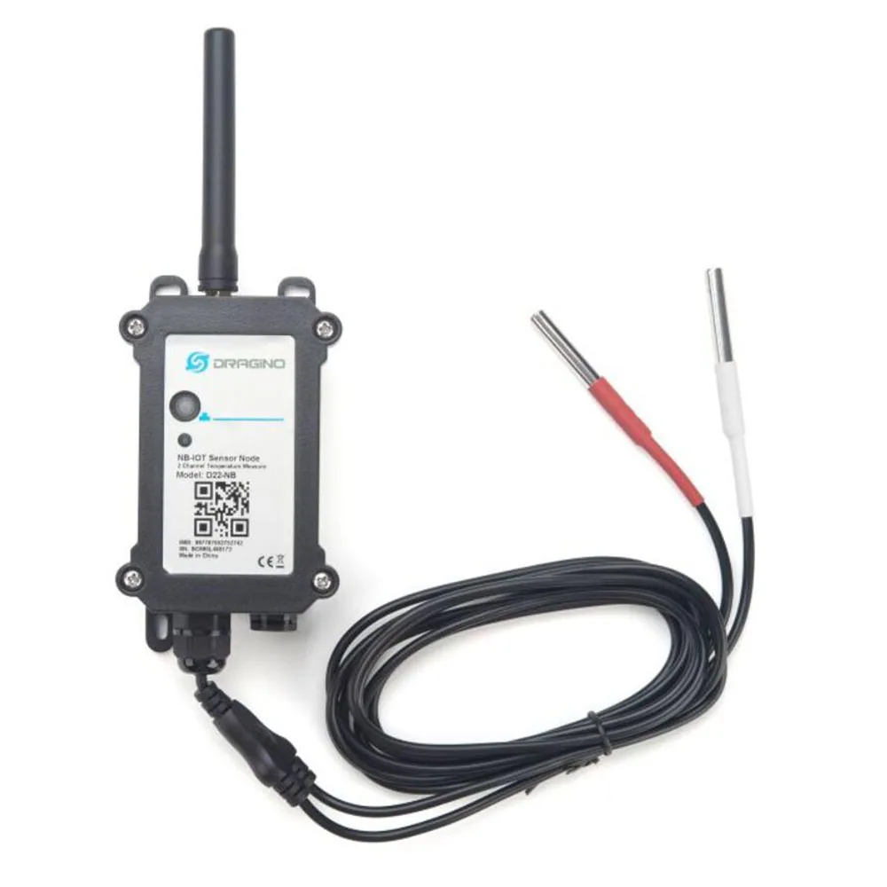 

Dragino D22-NB NB-IoT водонепроницаемый/наружный датчик температуры