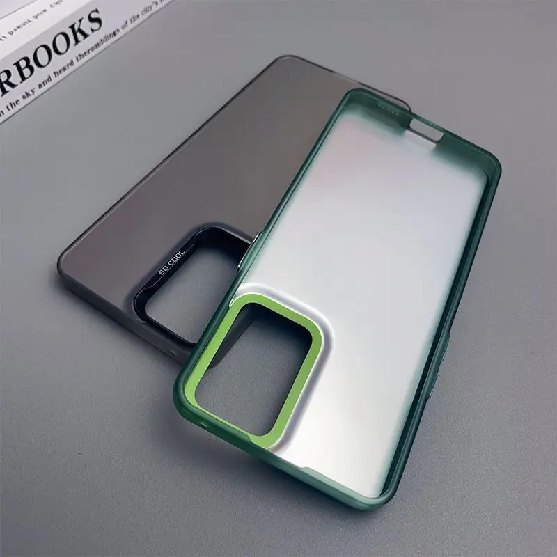 Shockproof Anti-fingerprint Phone Case with Shell Protection and IMD Design