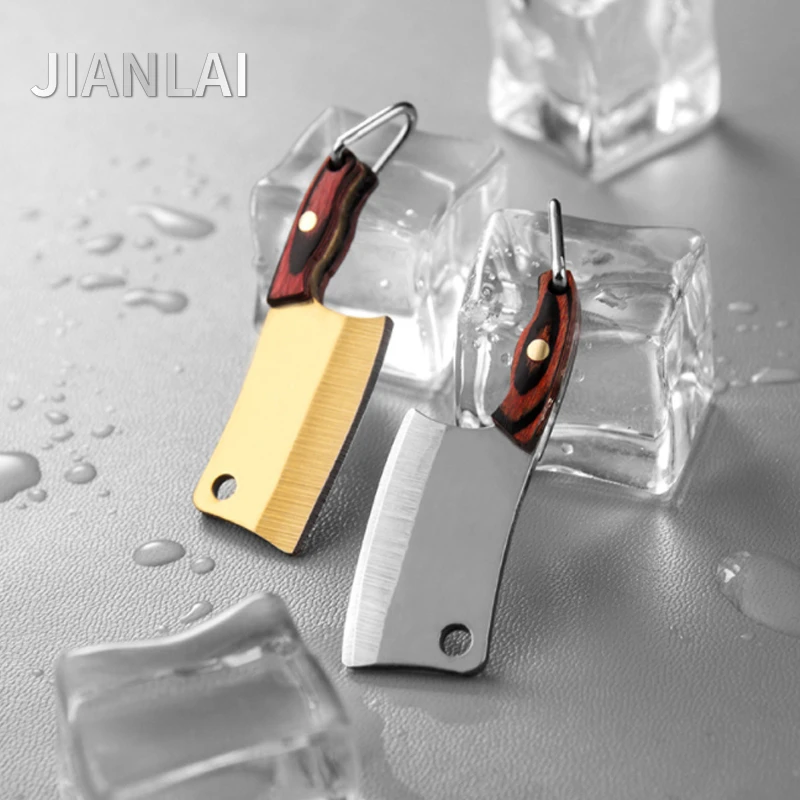 

Mini Kitchen Knife Unboxing Portable Small Blade Wine Bottle Opening Paper Cutting EDC Fixed Blade Keychain Knife