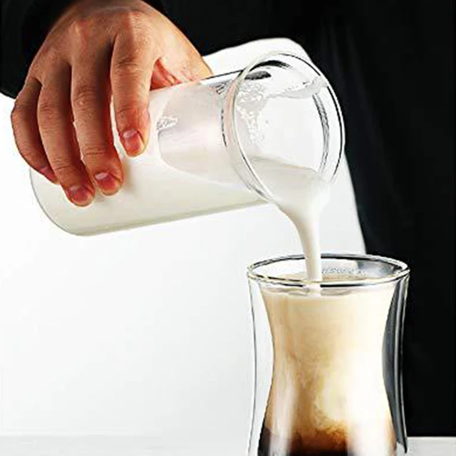 Automatikus Tej Frother Electric Maker Coffe Foam Milk Shake Keverék Akkumulátor Fróte Jug Cup Konyha Szerszám - Image 3